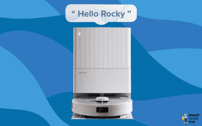 Можно увидеть голосового помощника Hello Rocky у Roborock Q Revo MaxV.